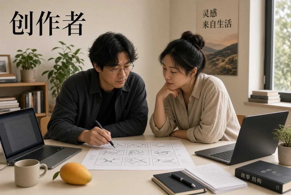 黄豆短剧创作者配图